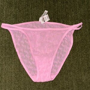 PINK Victoria's Secret Lace Panties - Light Pink